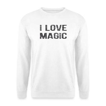 I Love Magic: The Art of Conscious Creation - Unisex Sweatshirt - white - Front