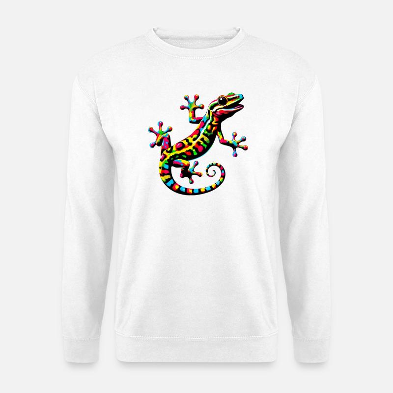 Gecko - Unisex Pullover - Weiß