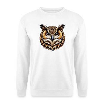 Owl - Unisex Sweatshirt - white - Front