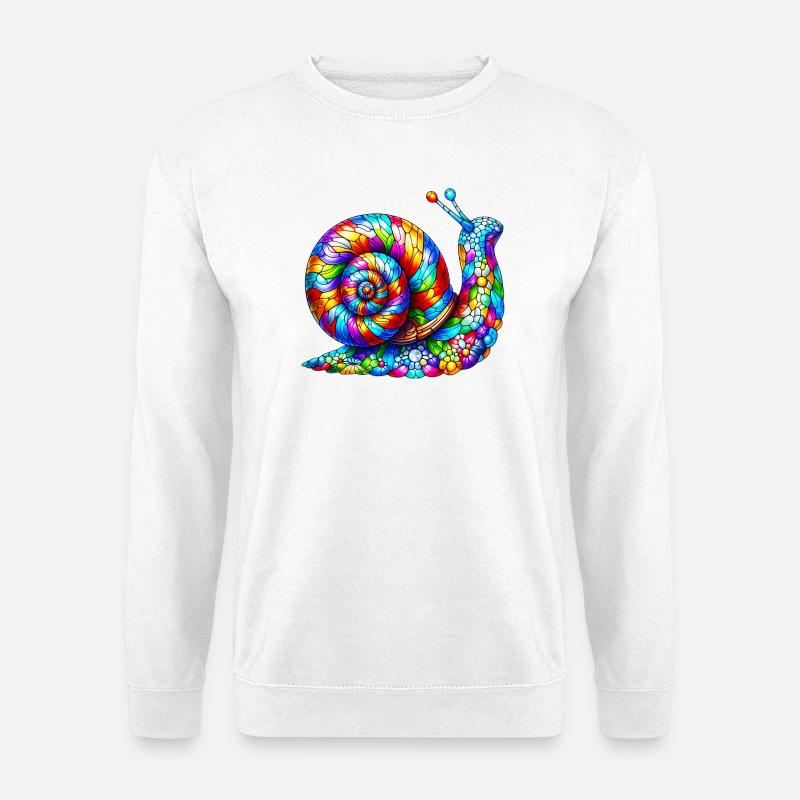 Escargot - Sweat-shirt Unisexe - blanc