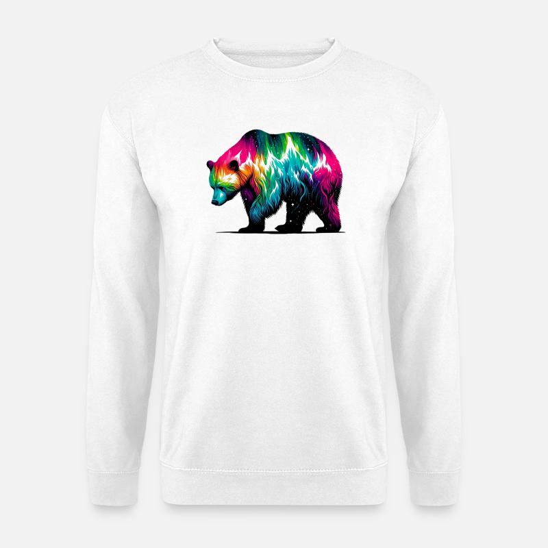 Bär - Unisex Pullover - Weiß
