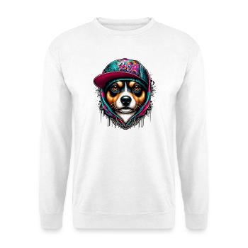 Dog - Unisex Sweatshirt - white - Front