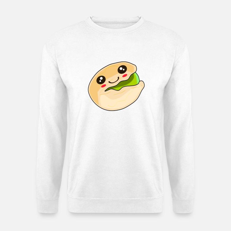 KAWAII PISTAZIE - Unisex Pullover - Weiß