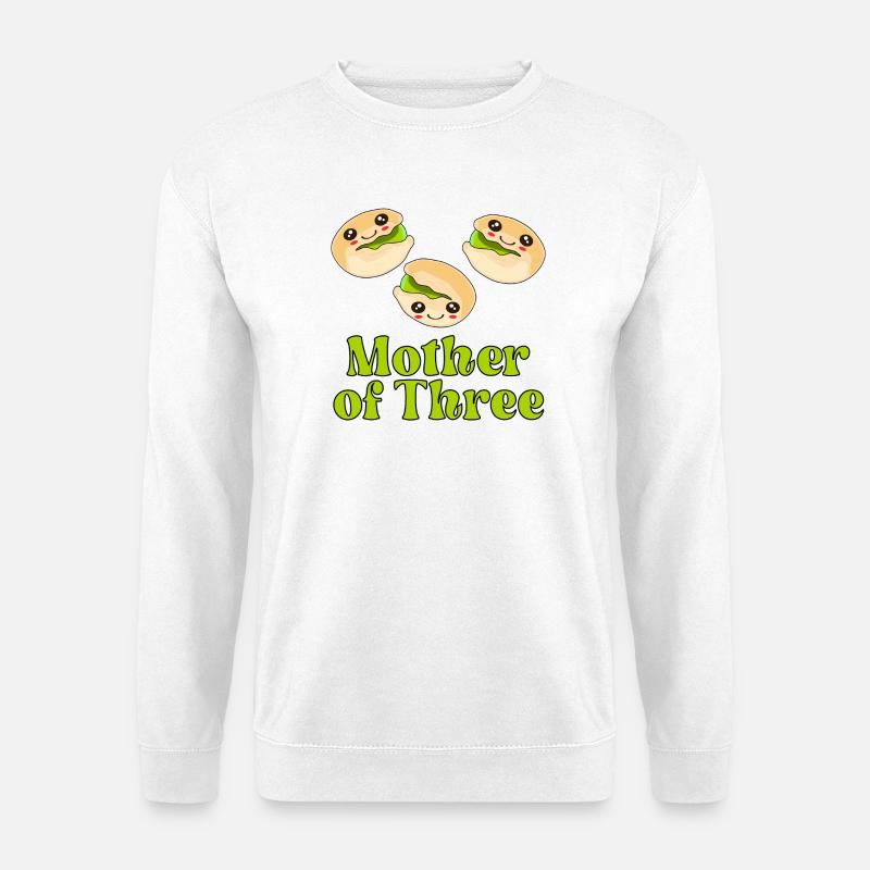 MUTTER VON DREI KINDERN - PISTACHIO KIDS - Unisex Pullover - Weiß