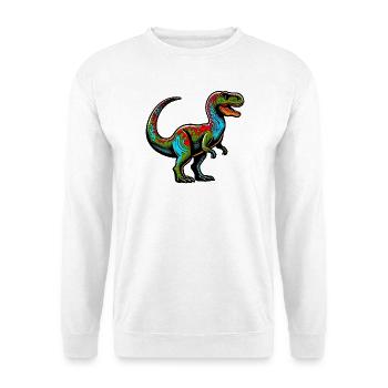 Dinosaure - Sweat-shirt Unisexe - blanc - Devant