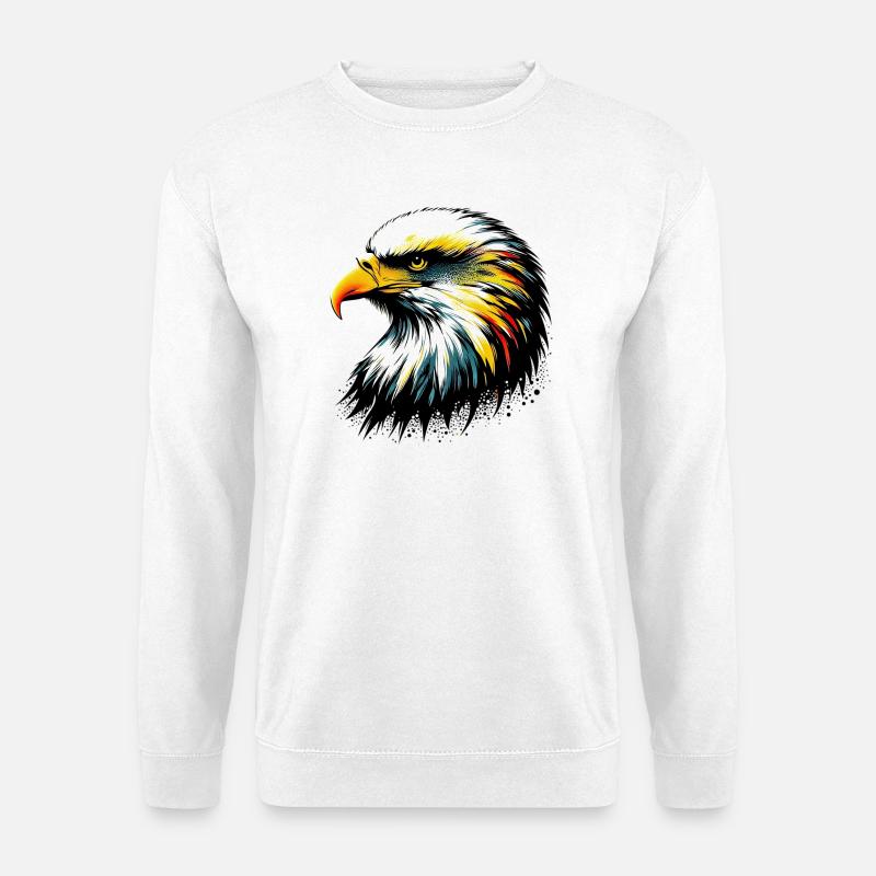 Adler - Unisex Pullover - Weiß