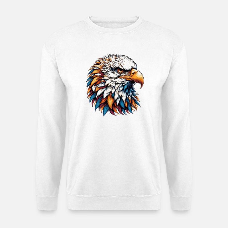 Adler - Unisex Pullover - Weiß