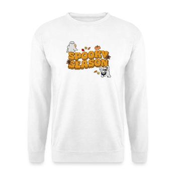 halloween spooky season - Unisex Pullover - Weiß - Vorne