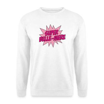 Super Belle-Mère / Fête des Mères - Sweat-shirt Unisexe - blanc - Devant