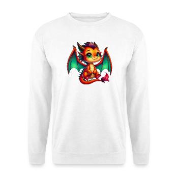 Dragon - Unisex Sweatshirt - white - Front