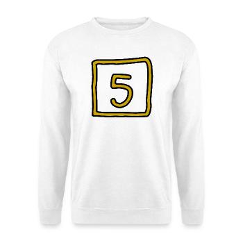 5. ANNIVERSARY. 5 YEARS. 5th ANNIVERSARY - Unisex Sweatshirt - white - Front