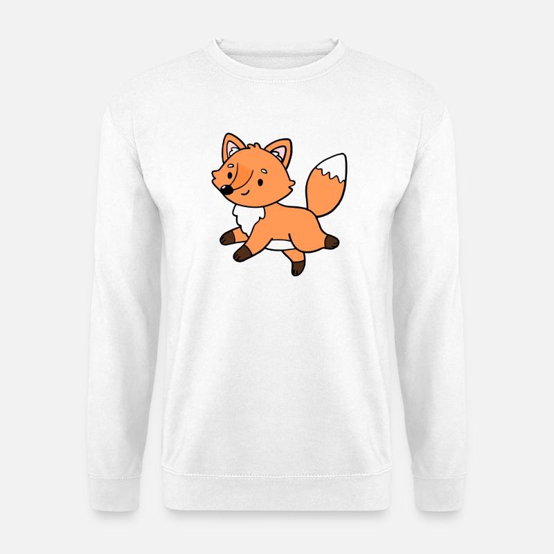 Fuchs Füchse - Unisex Pullover - Weiß