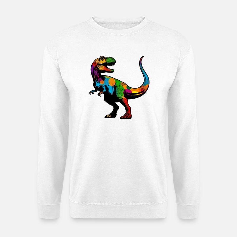 Dinosaurier - Unisex Pullover - Weiß