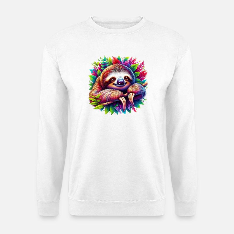 Sloth - Unisex Sweatshirt - white