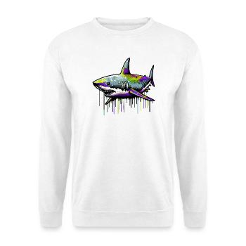 Hai - Unisex Pullover - Weiß - Vorne