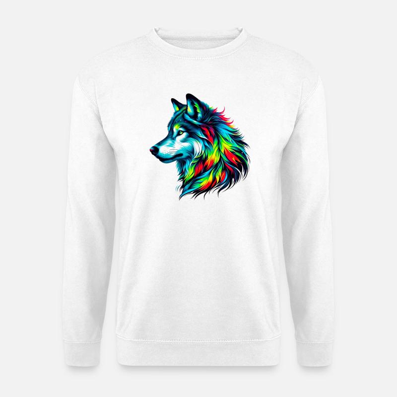 Wolf - Unisex Sweatshirt - white