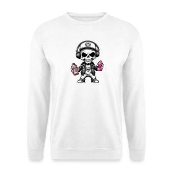 Graffiti Sprayer - Unisex Pullover - Weiß - Vorne