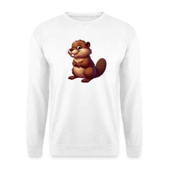 Beaver - Unisex Sweatshirt - white - Front