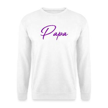HAPPY FATHER'S DAY. DAD. FATHER'S DAY. FATHER - Unisex Sweatshirt - white - Front