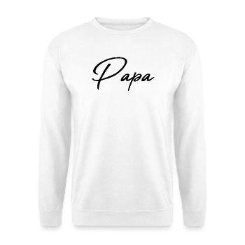 HAPPY FATHER'S DAY. DAD. FATHER'S DAY. FATHER - Unisex Sweatshirt - white - Front