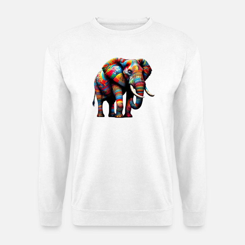 Elephant - Unisex Sweatshirt - white