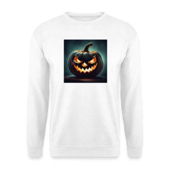 Halloween, Pumpkin, Monster - Unisex Sweatshirt - white - Front