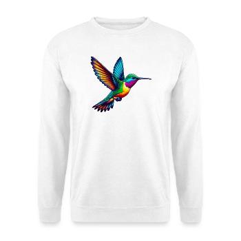 Kolibri - Unisex Pullover - Weiß - Vorne