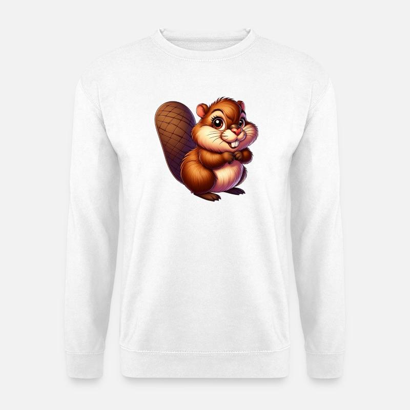 Beaver - Unisex Sweatshirt - white