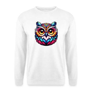Hibou - Sweat-shirt Unisexe - blanc - Devant