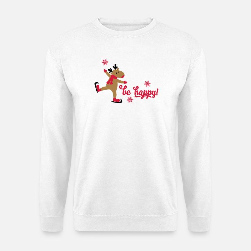 Lustige Weihnachten - Unisex Pullover - Weiß
