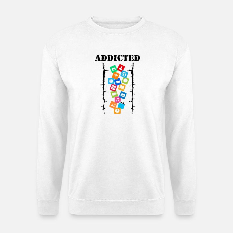Süchtig - Unisex Pullover - Weiß
