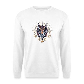 Stunning Wolf Head - Unisex Sweatshirt - white - Front