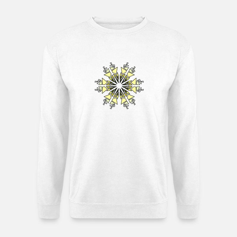 Ornament - Unisex Pullover - Weiß