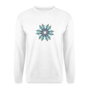Ornament - Unisex Pullover - Weiß - Vorne