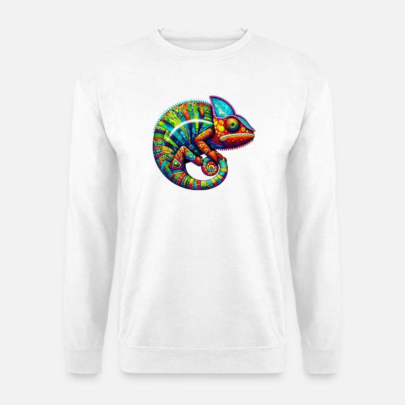 Chamäleon - Unisex Pullover - Weiß