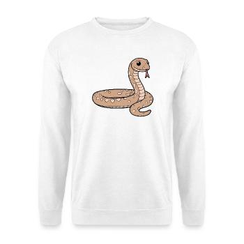 Schlange - Unisex Pullover - Weiß - Vorne