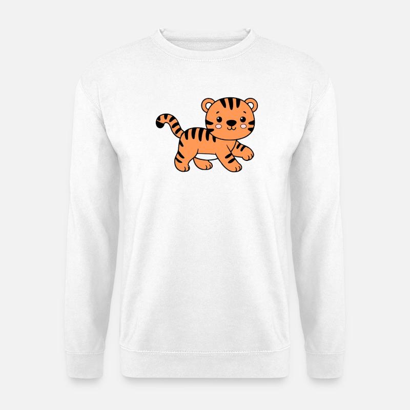 Tiger - Unisex Pullover - Weiß