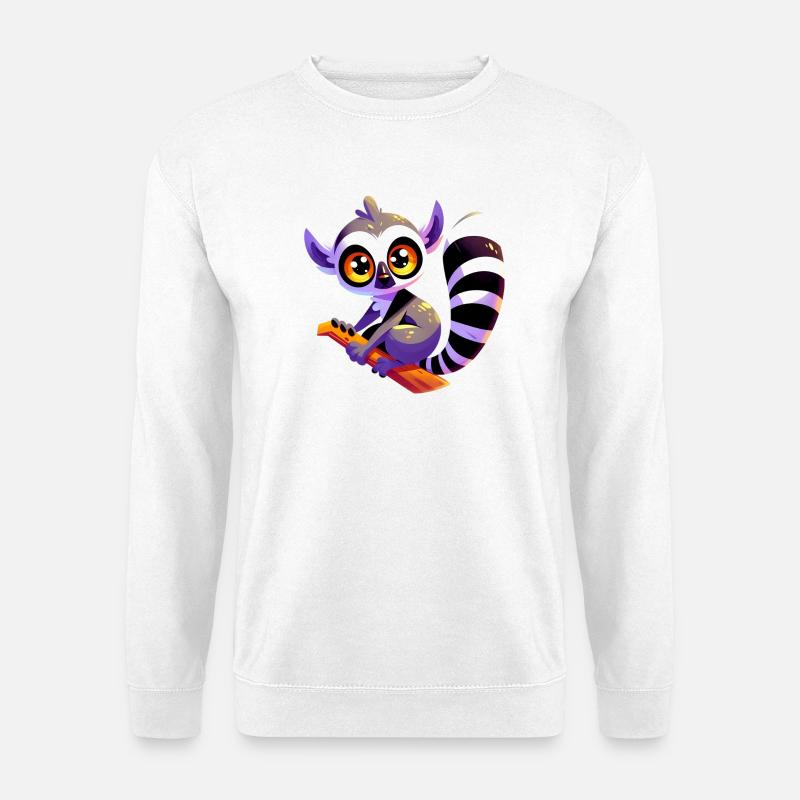 Lemur - Unisex Pullover - Weiß