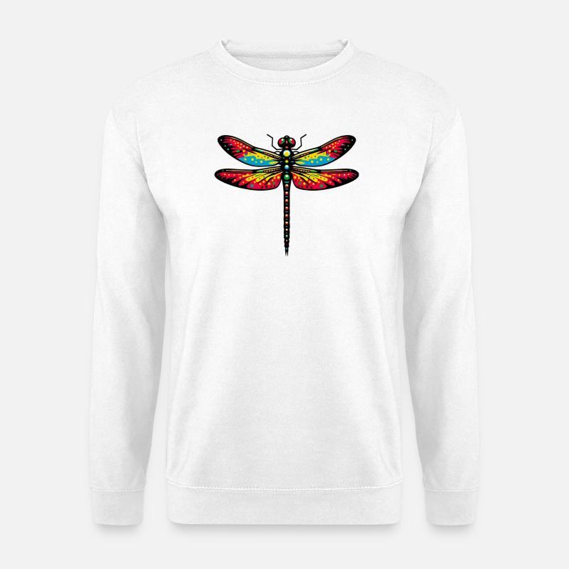 Libelle - Unisex Pullover - Weiß