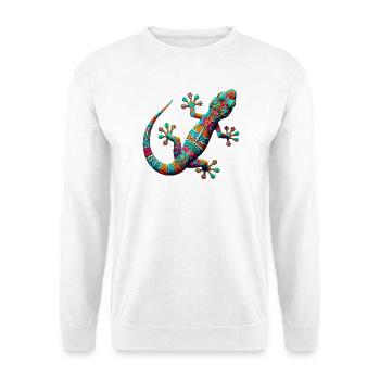 Gecko - Sweat-shirt Unisexe - blanc - Devant