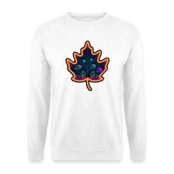 Maple leaf - Unisex Sweatshirt - white - Front