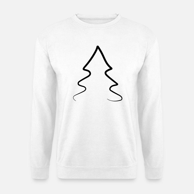 Sapin de Noël - Sweat-shirt Unisexe - blanc