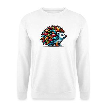 Hérisson - Sweat-shirt Unisexe - blanc - Devant