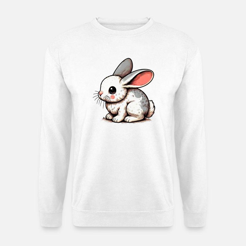 Kaninchen - Unisex Pullover - Weiß