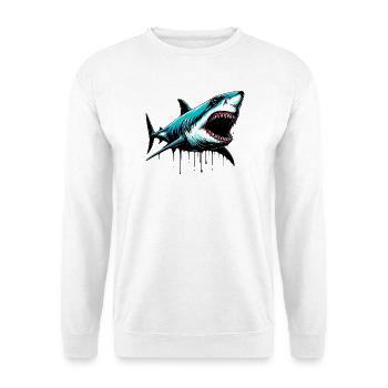 Hai - Unisex Pullover - Weiß - Vorne
