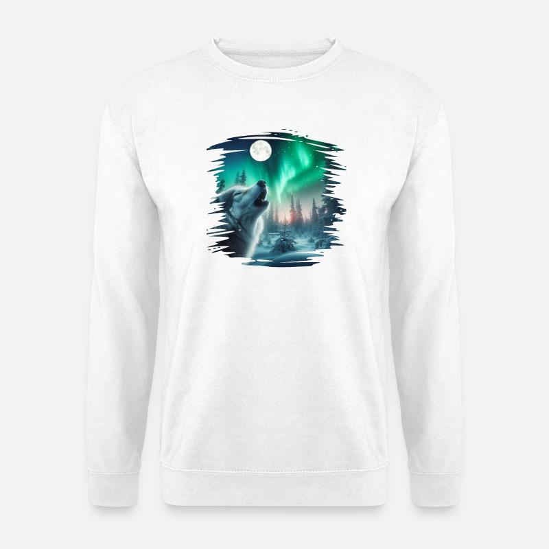Nordlicht - Unisex Pullover - Weiß