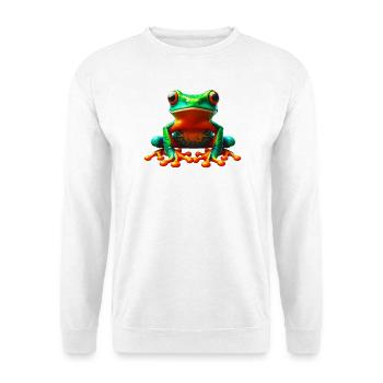 Frog - Unisex Sweatshirt - white - Front
