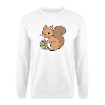 EIchhörnchen - Unisex Pullover - Weiß - Vorne