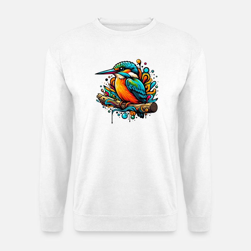 Eisvogel - Unisex Pullover - Weiß