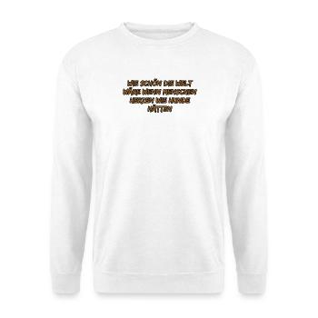 Herzen wie Hunde – Menschlichkeitsträume - Unisex Pullover - Weiß - Vorne